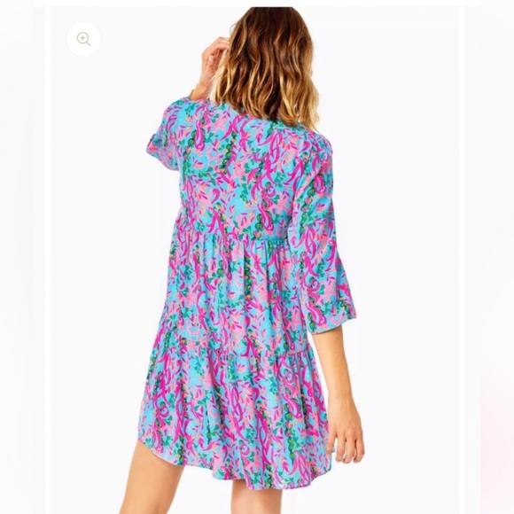 Lilly Pulitzer Martine 3/4 sleeve dress - Picture 4 of 15
